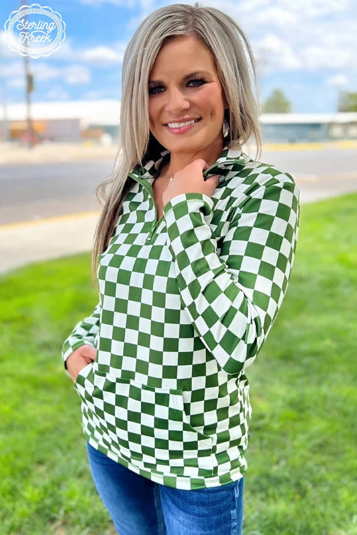 Sterling Kreek Green Pep Rally Pullover | gussieduponline