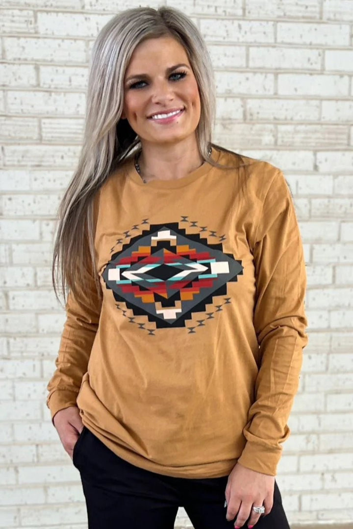 Sterling Kreek Fall Sunset Long Sleeve Tee | gussieduponline