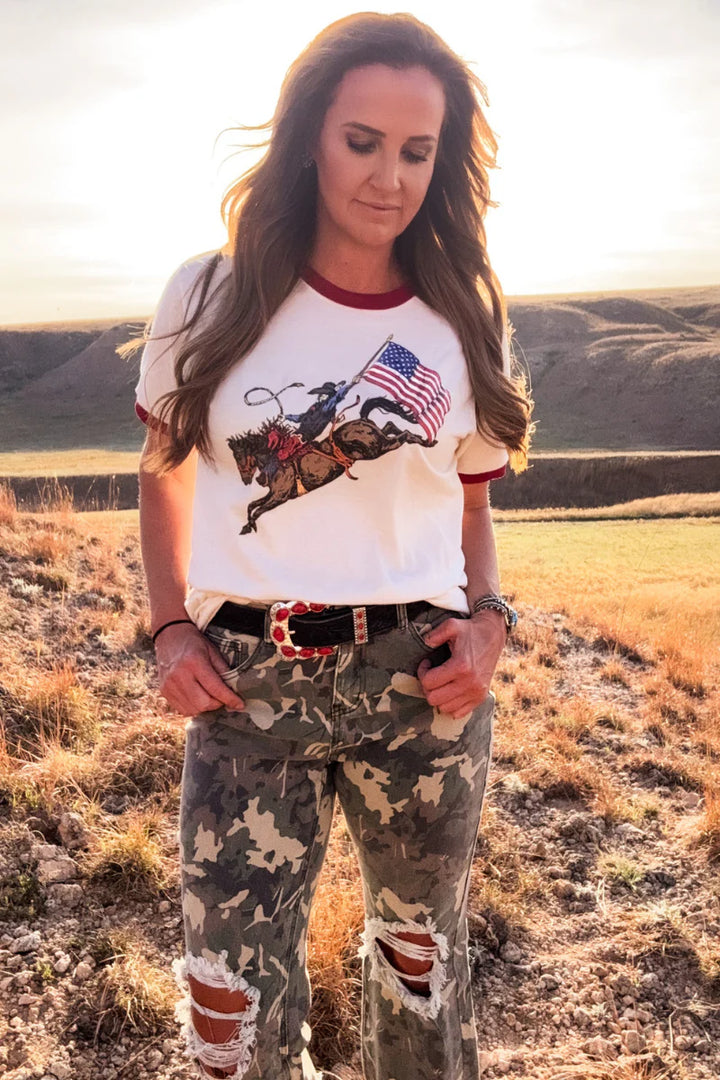 Sterling Kreek Dusty & Glory Ringer Tee