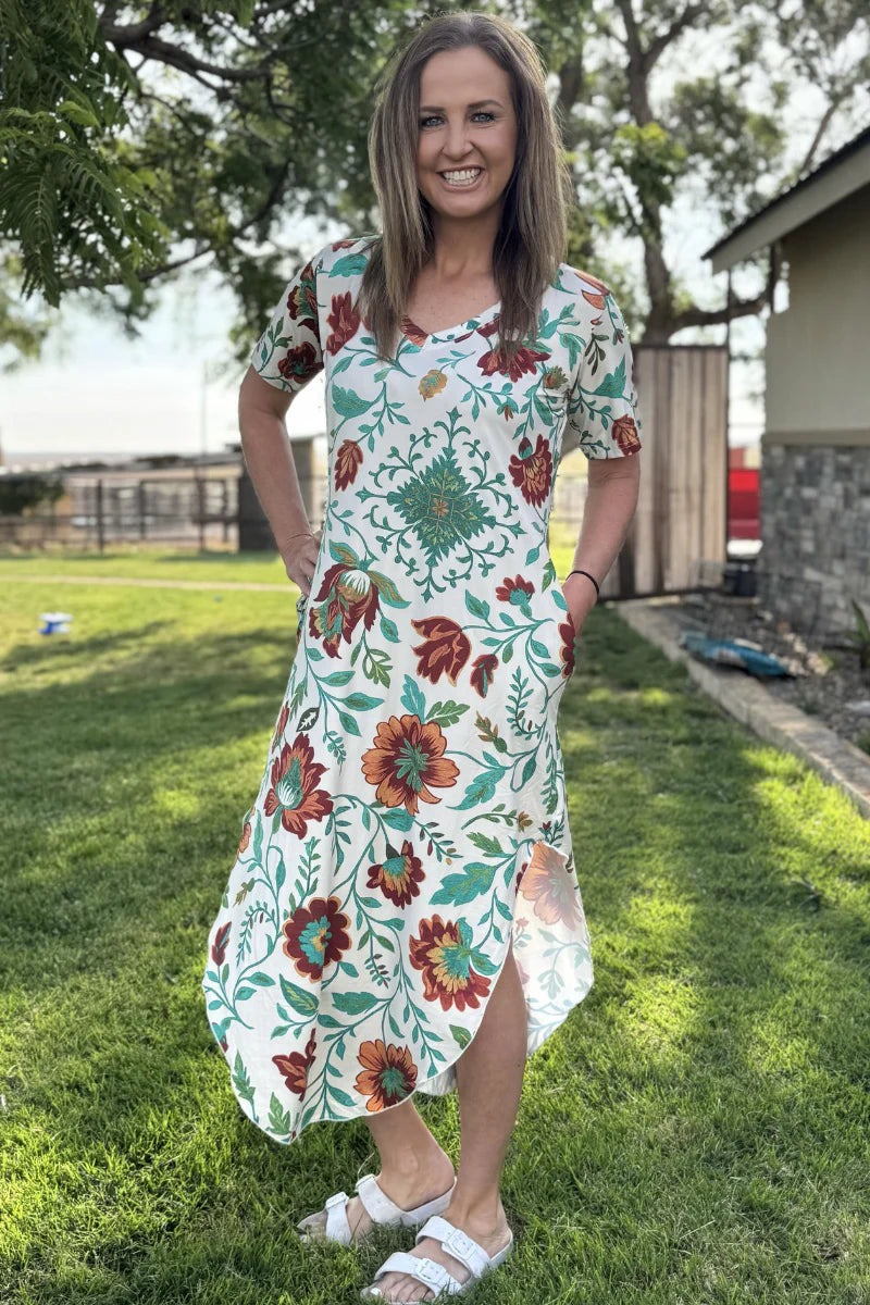 Sterling Kreek Golden Prairie Maxi Dress