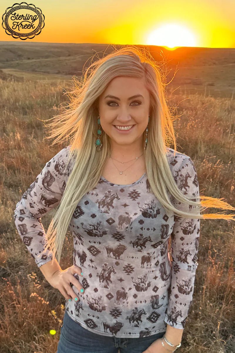 PLUS Bison Kreek Top | gussieduponline