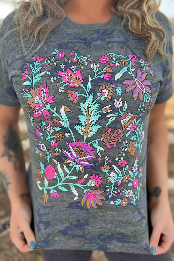 Sterling Kreek Hidden In The Flowers Tee