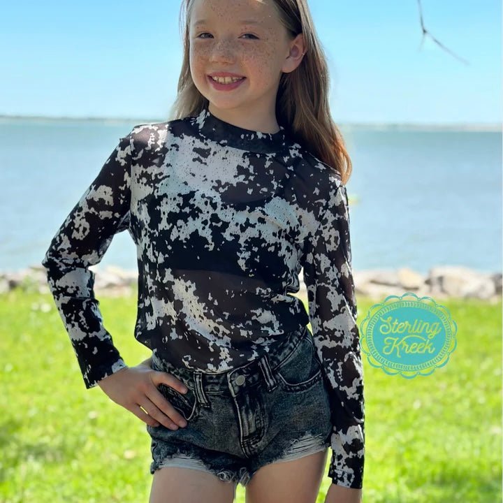 KIDS Cow Town Top | gussieduponline