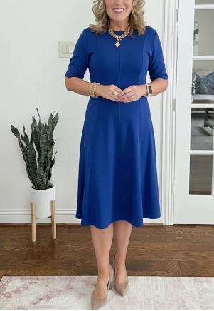 Evelyn Quinn | Retro A-Line Summer Dress