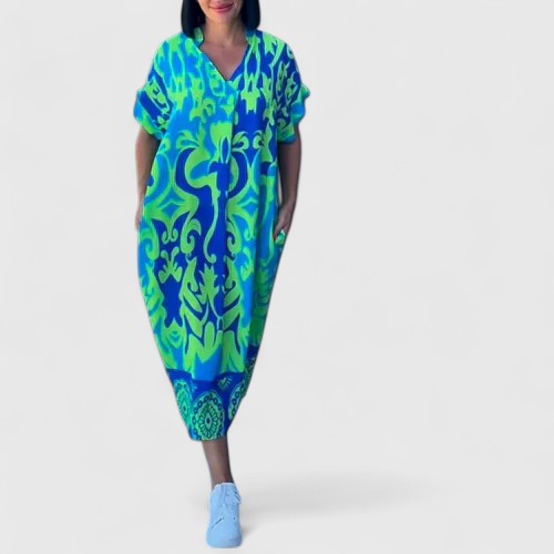 Shamcey - Sophisticated Floral Dress