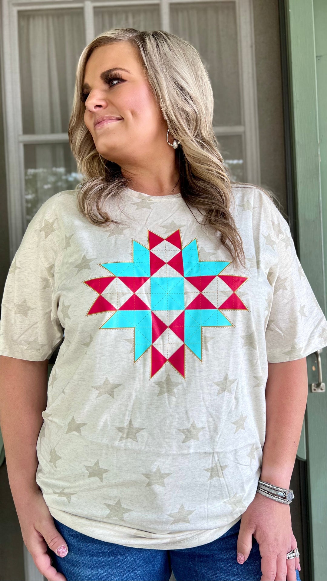 Plus Field Of Stars Tee | gussieduponline