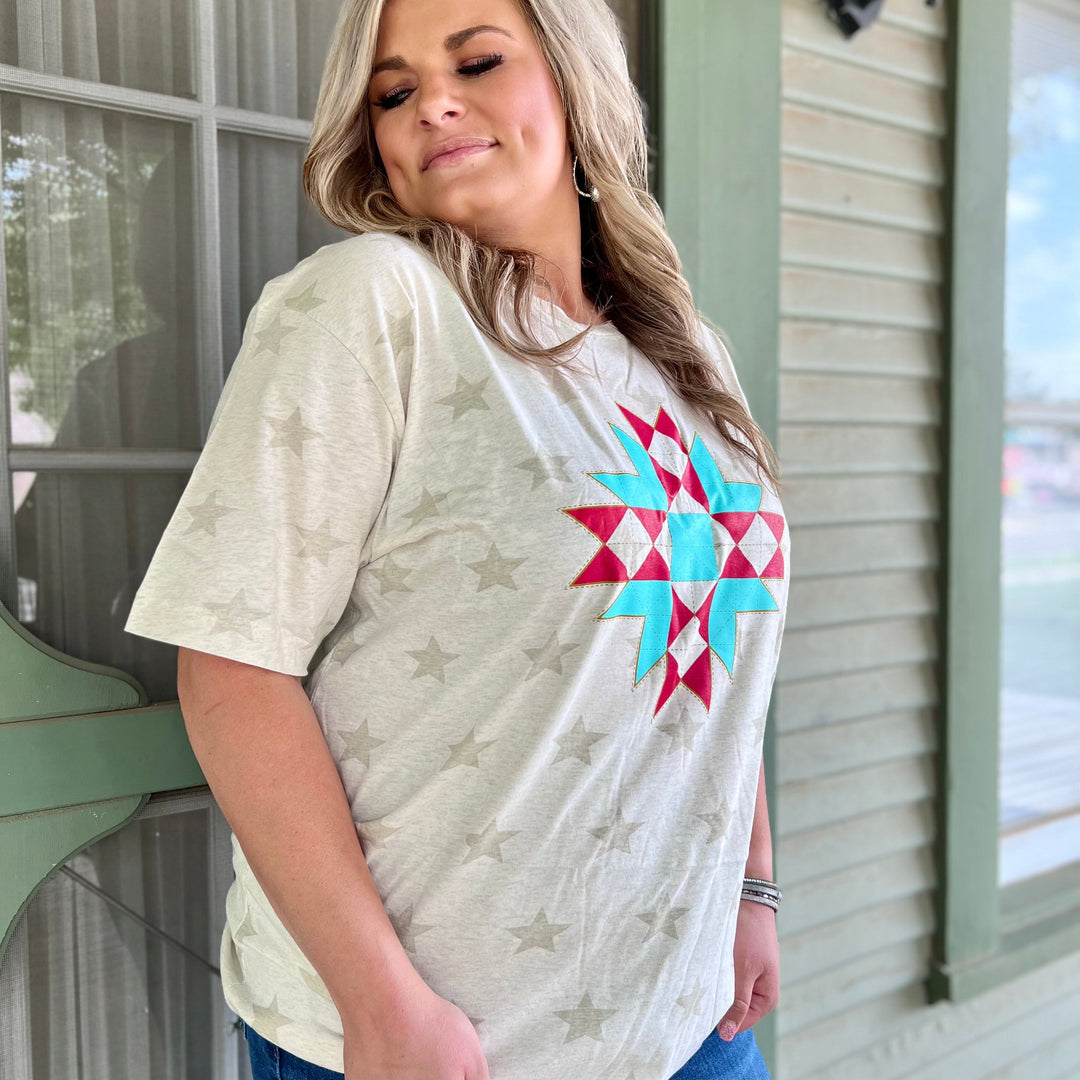 Plus Field Of Stars Tee | gussieduponline