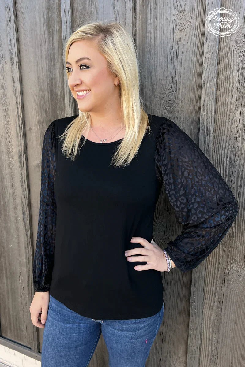 PLUS Leopard Nights Top | gussieduponline