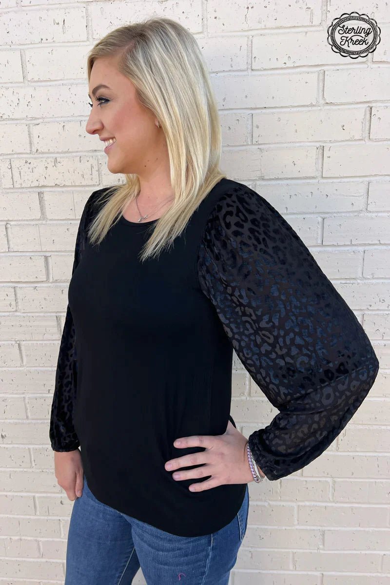 PLUS Leopard Nights Top | gussieduponline