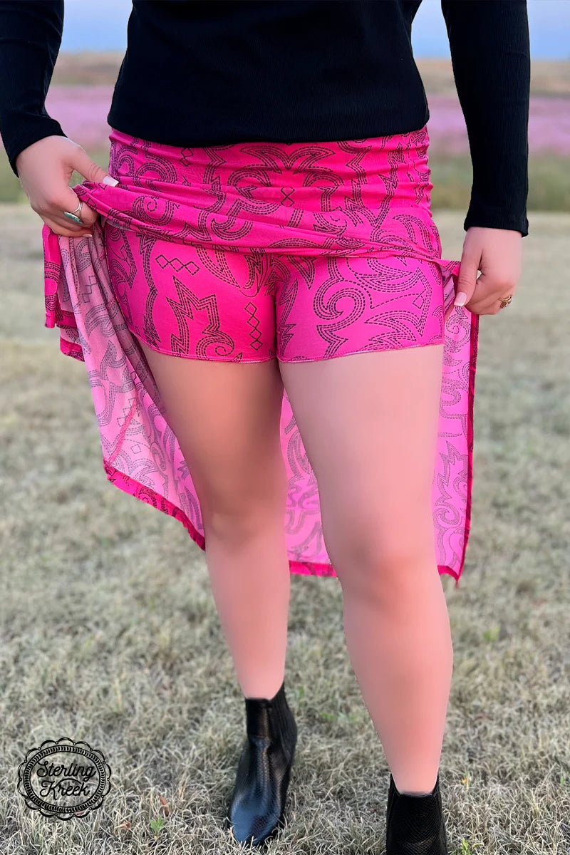 Sterling Kreek Cowgirls Like Us Slit Skirt | gussieduponline