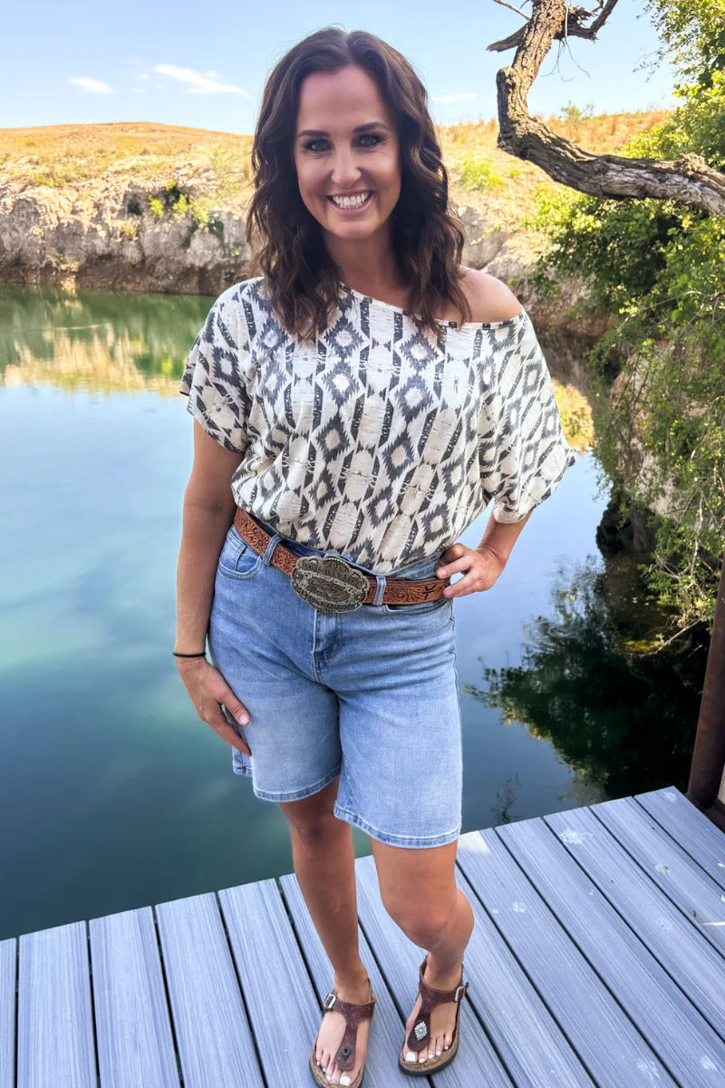 Sterling Kreek Bermuda Denim Shorts