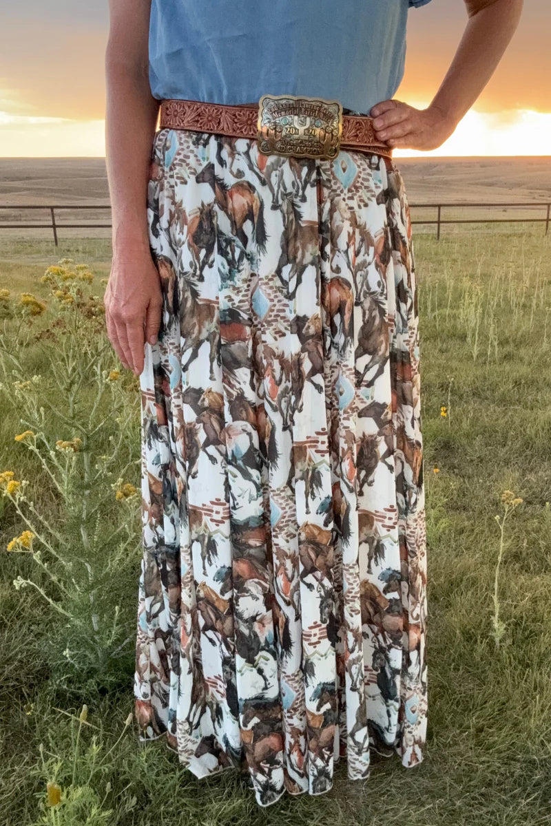 Sterling Kreek Open Range Maxi Skirt