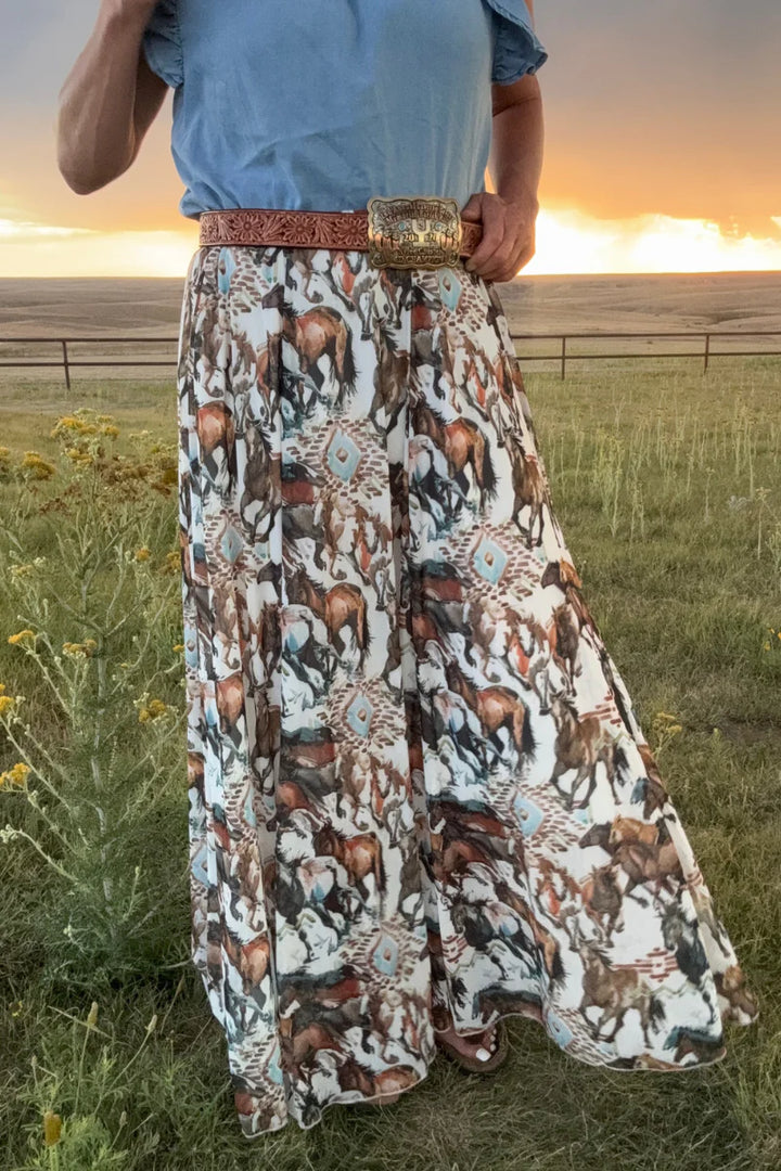 Sterling Kreek Open Range Maxi Skirt