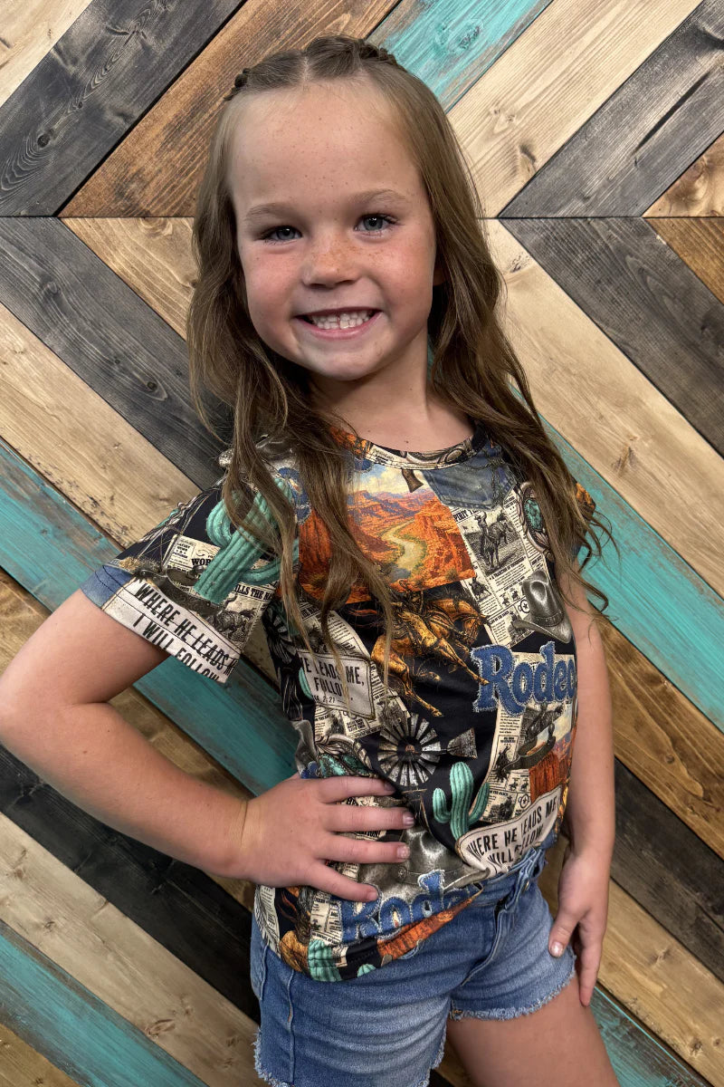 KIDS Retro Rodeo Nights Top