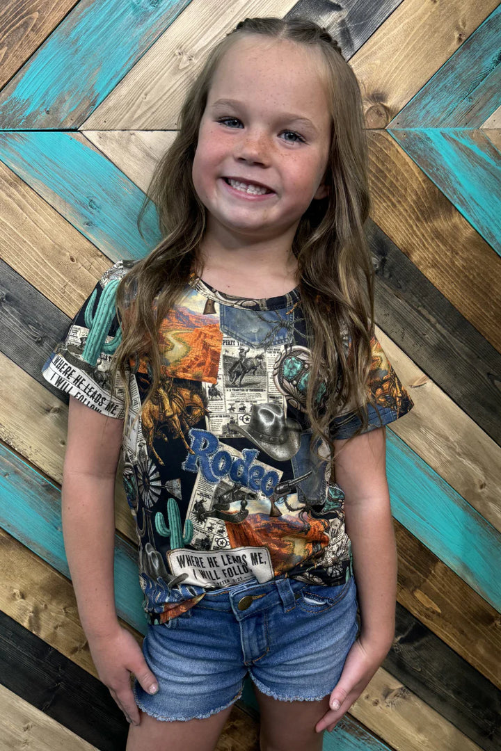 KIDS Retro Rodeo Nights Top