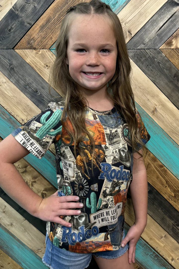 KIDS Retro Rodeo Nights Top