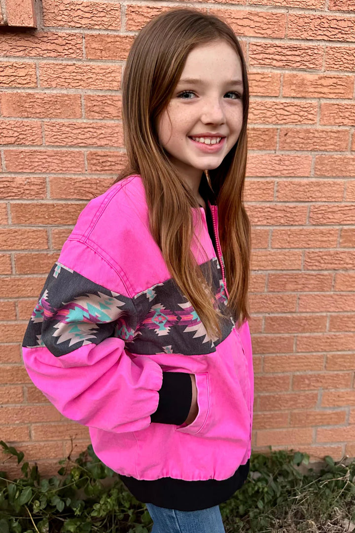KIDS Sterling Kreek You Go Girl! Bomber Jacket