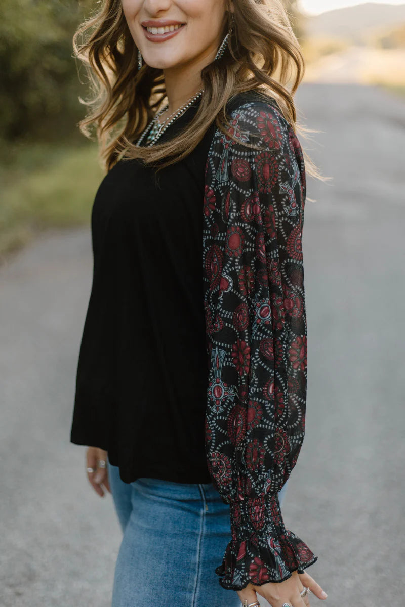 Sterling Kreek Pearls In December Top