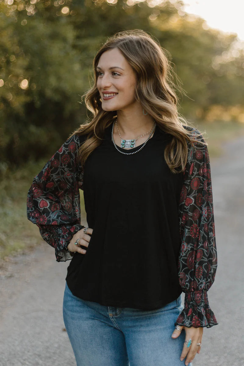 Sterling Kreek Pearls In December Top