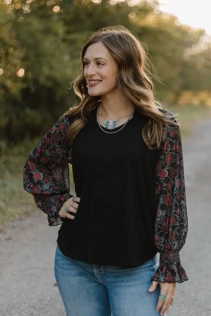 Sterling Kreek Pearls In December Top