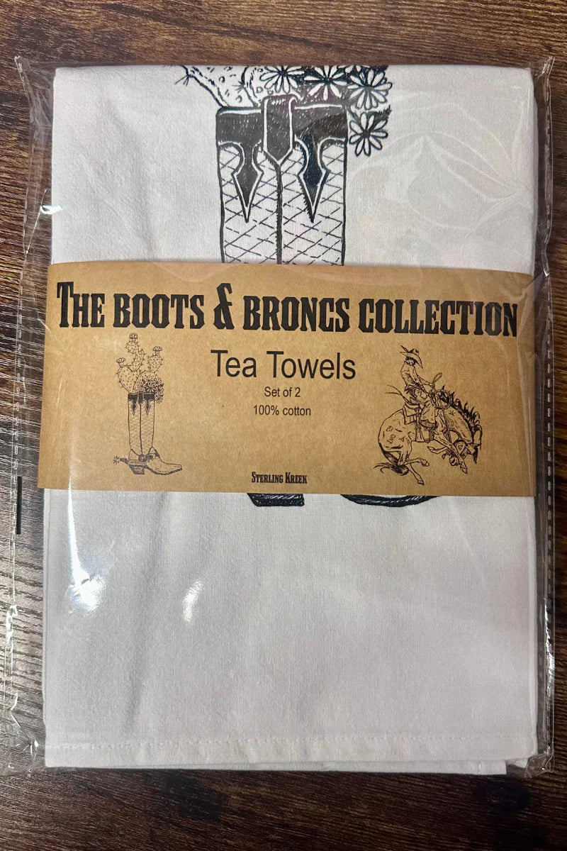 SK The Boots & Broncs Collection Tea Towels