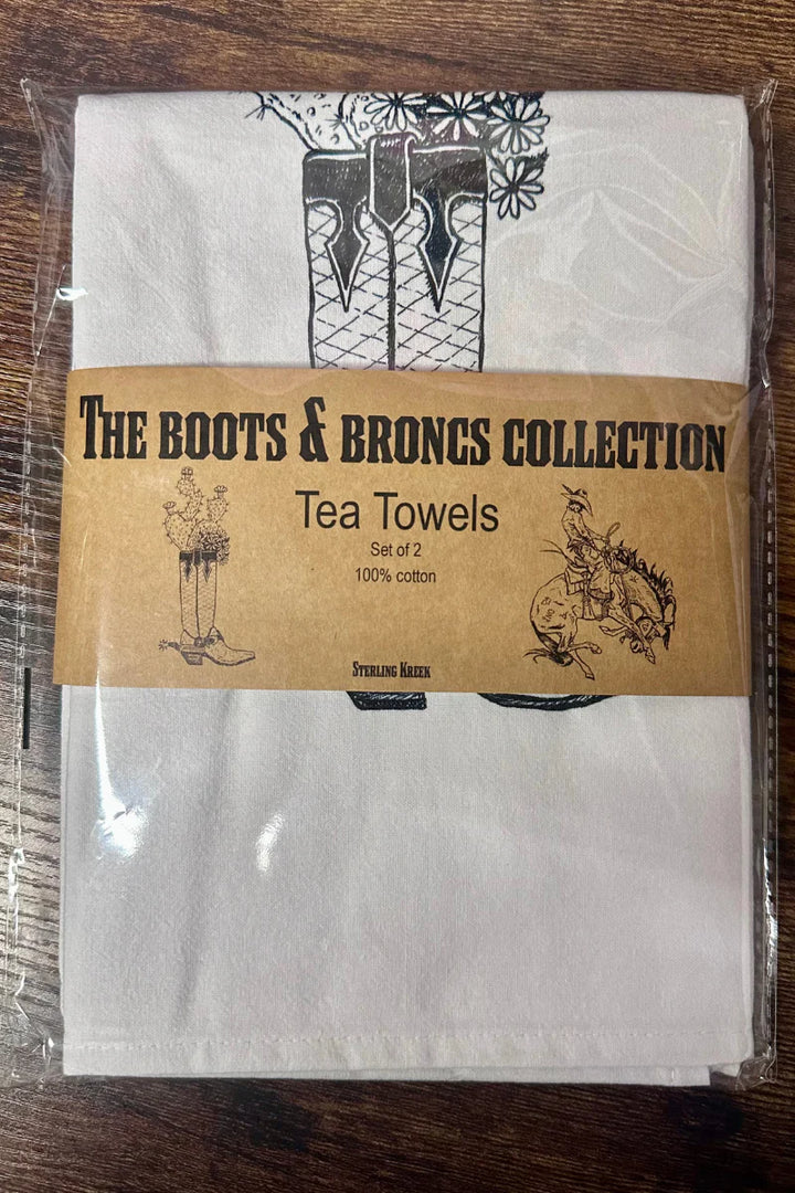 SK The Boots & Broncs Collection Tea Towels