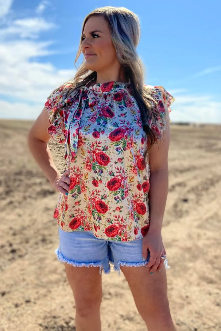 Sterling Kreek Porcelain Petals Top