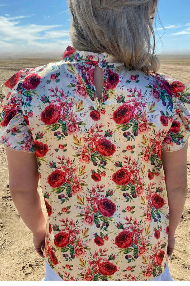 Sterling Kreek Porcelain Petals Top