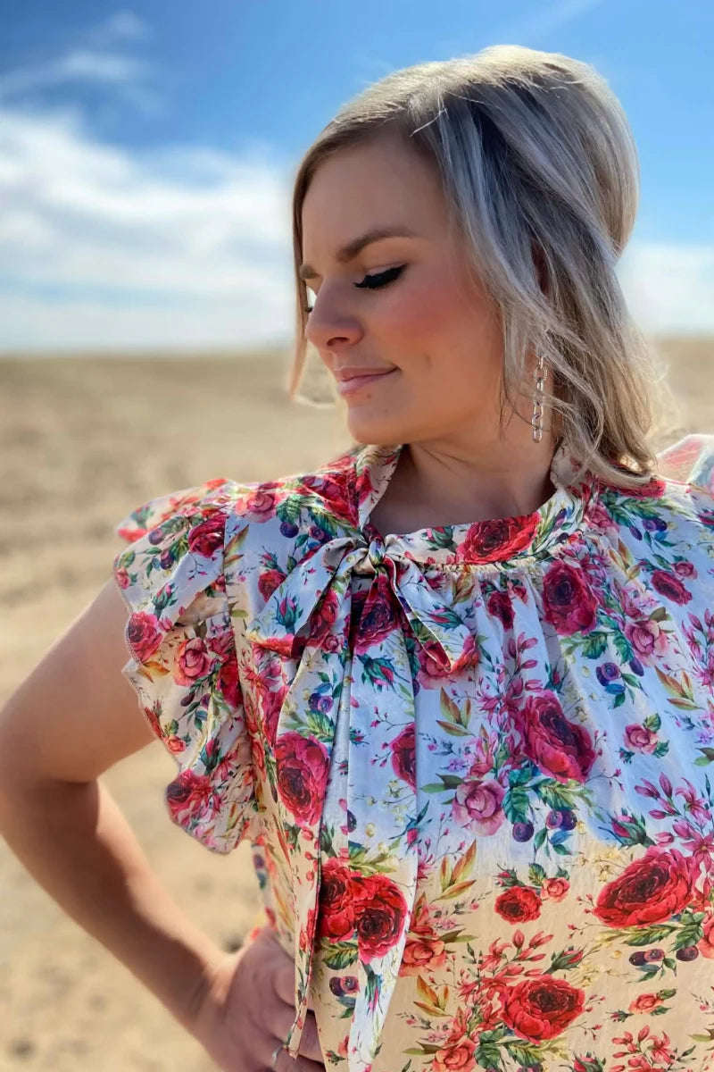 Sterling Kreek Porcelain Petals Top