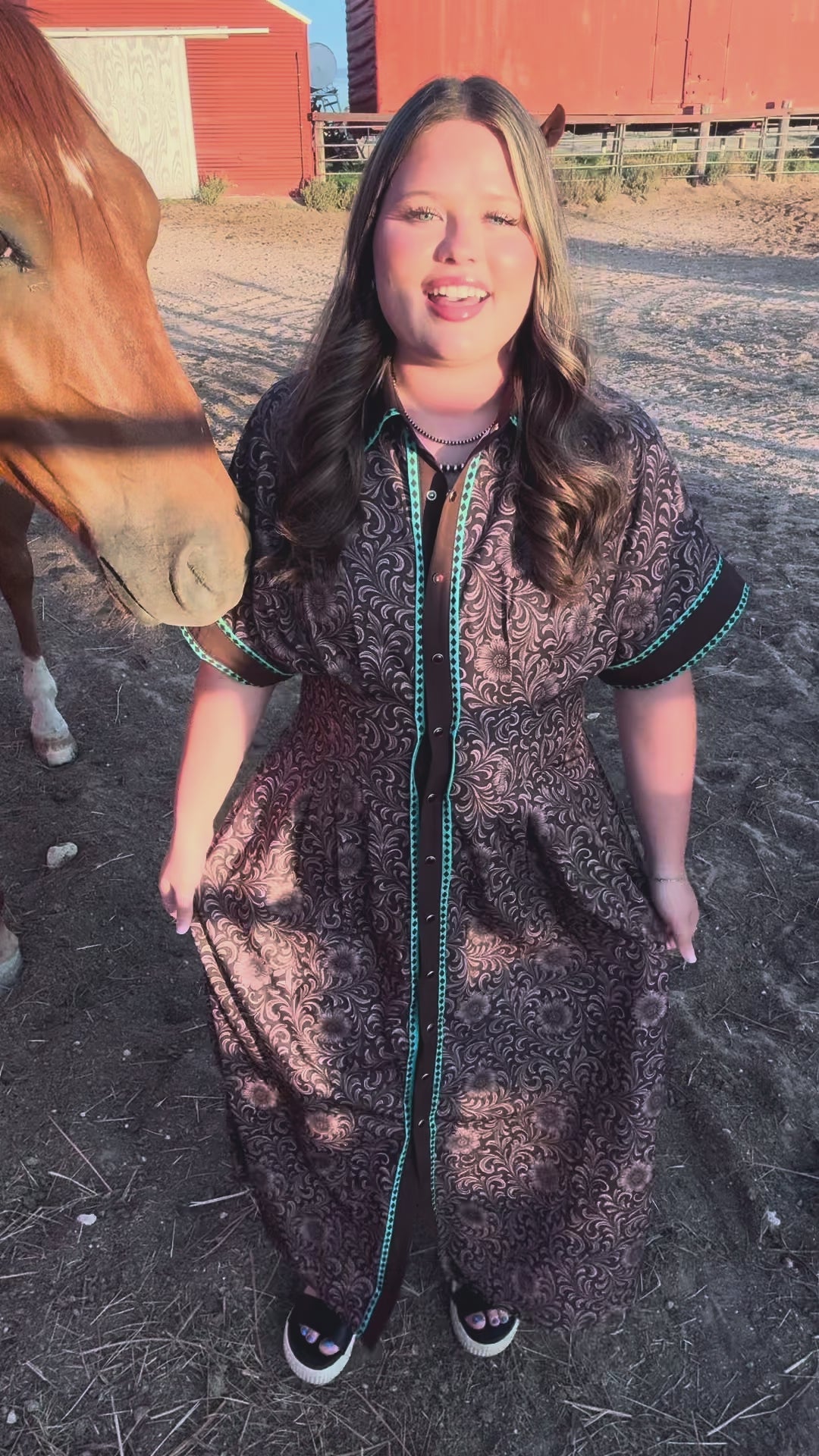 Sterling Kreek Buckstitch Dress
