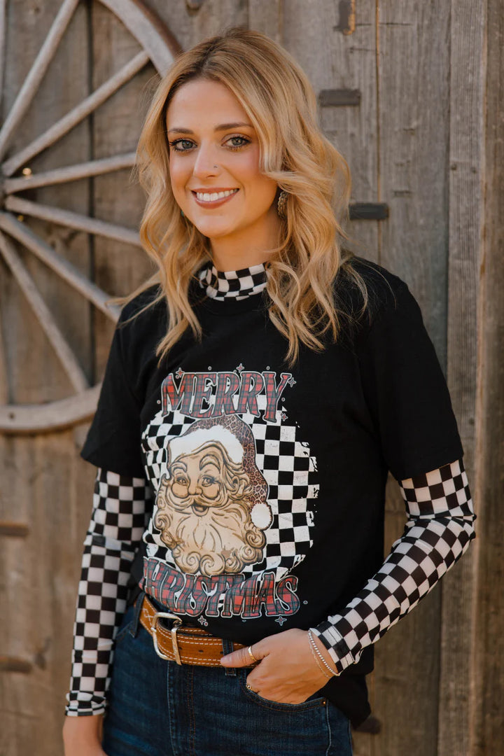 Sterling Kreek Checked Twice Tee*