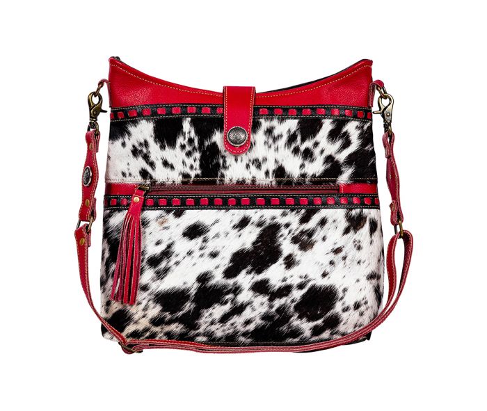 Letterstone Trail Canvas Hairon Bag | gussieduponline