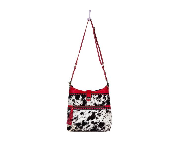 Letterstone Trail Canvas Hairon Bag | gussieduponline