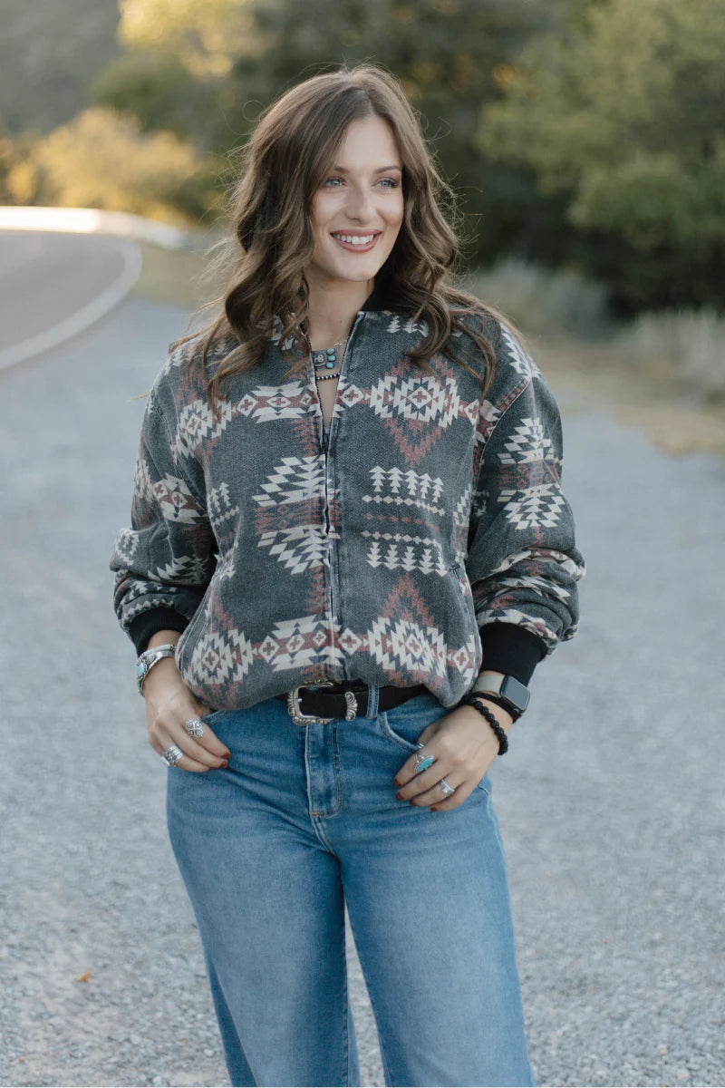 Sterling Kreek Sagebrush Spirit Bomber Jacket