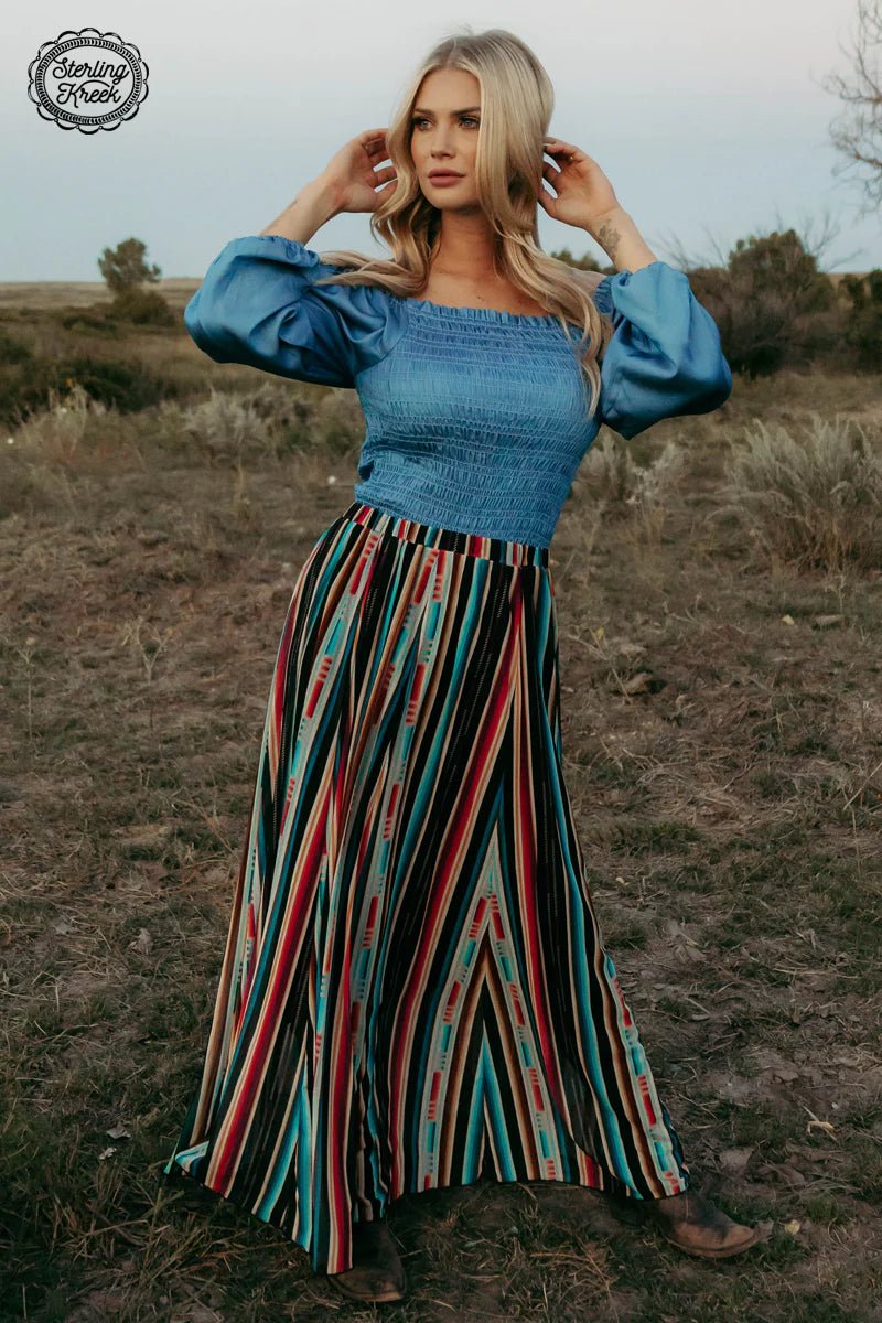 Sterling Kreek Denim Darling Light Blue Top | gussieduponline