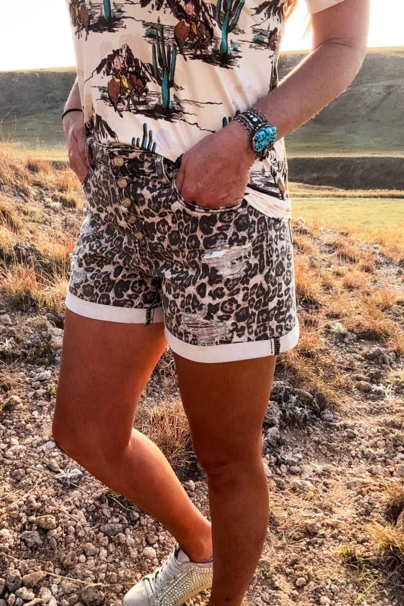 Sterling Kreek Leopard Tennessee Walking Shorts