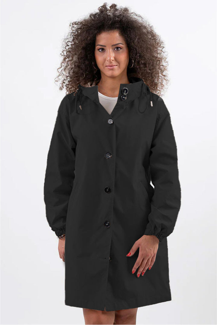 Barbara | Oversized Water-Resistant Windbreaker