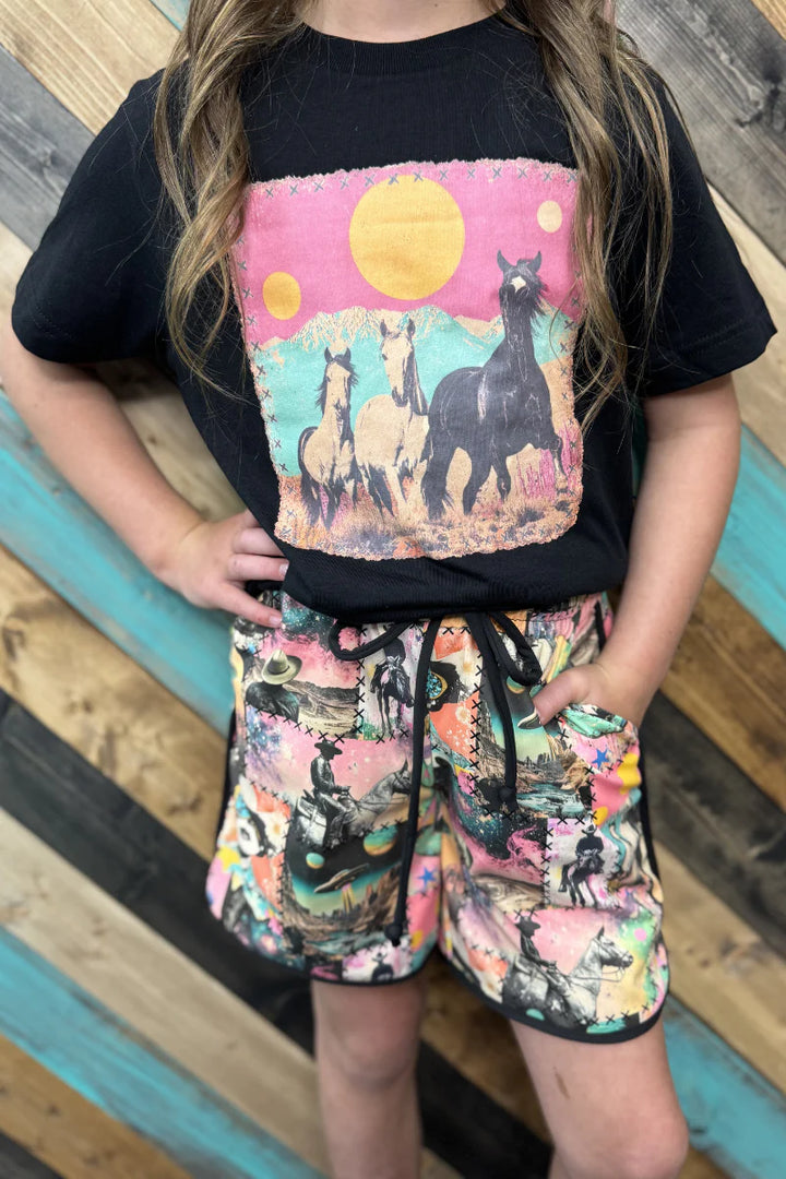 KIDS Sterling Kreek Cosmic Cowgirl Tee