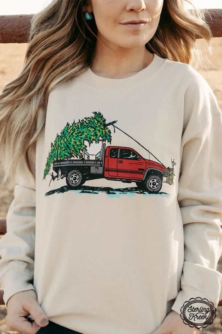 PLUS Cake Wagon Christmas Sweater | gussieduponline
