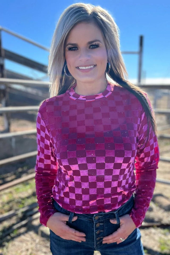 Sterling Kreek You Da Bomb Pink Top | gussieduponline