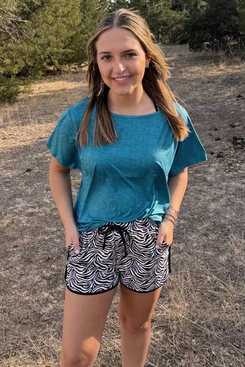 Sterling Kreek Fishin' In The Dark- Heathered Turquoise