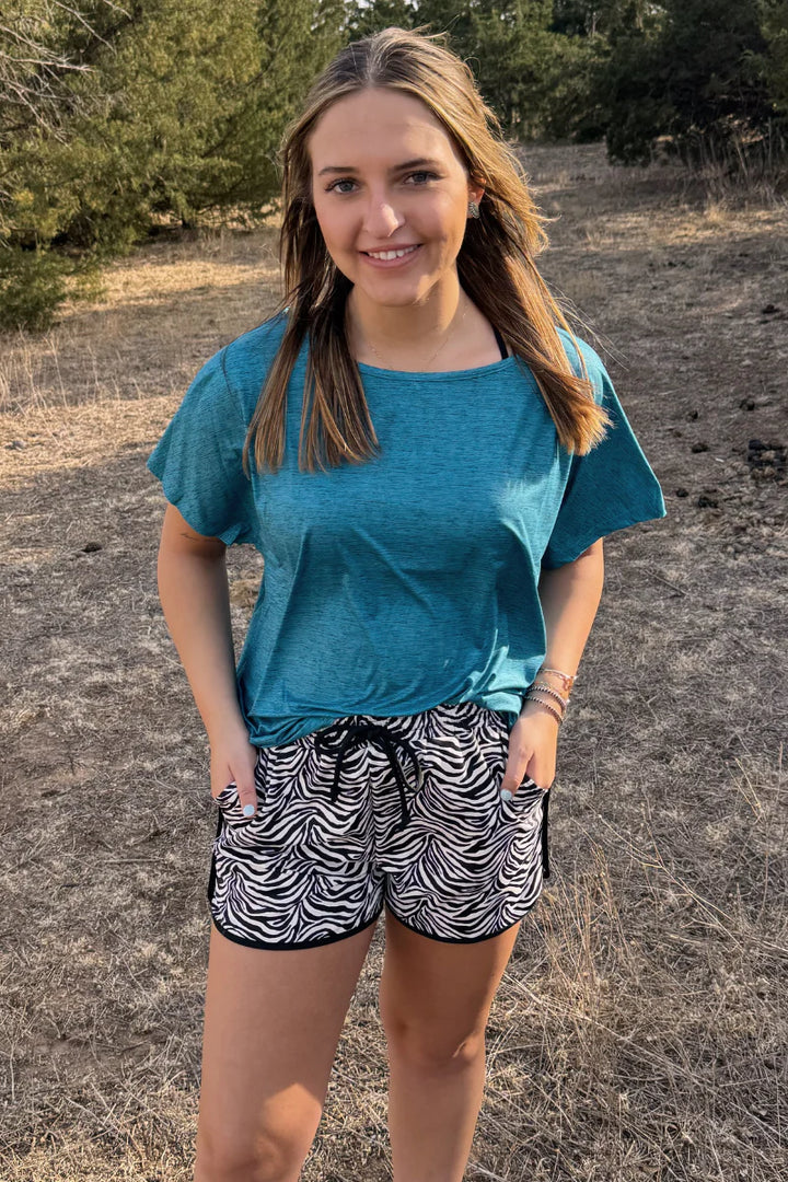 Sterling Kreek Fishin' In The Dark- Heathered Turquoise