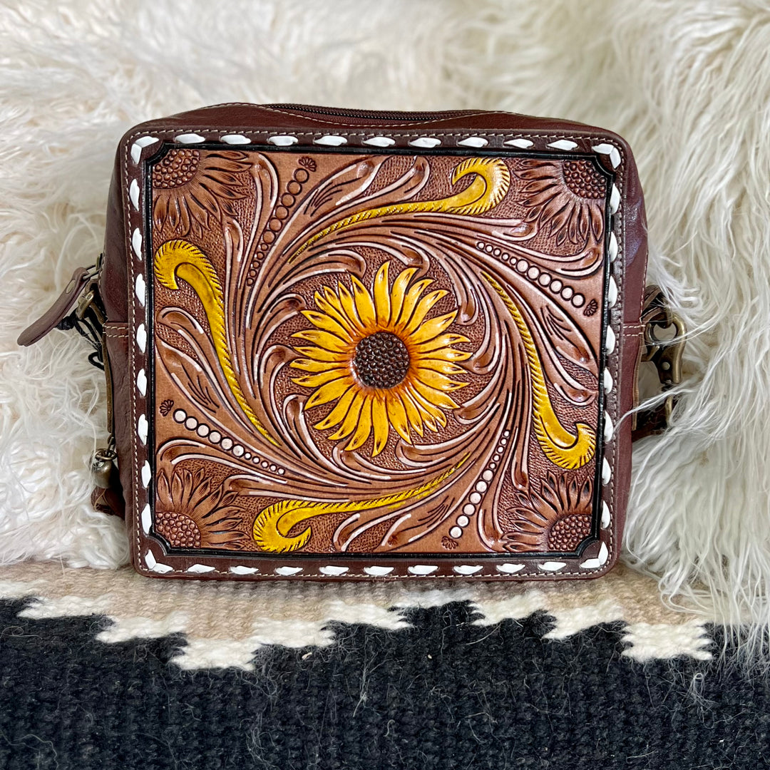 Radiant Sunflower Bag | gussieduponline