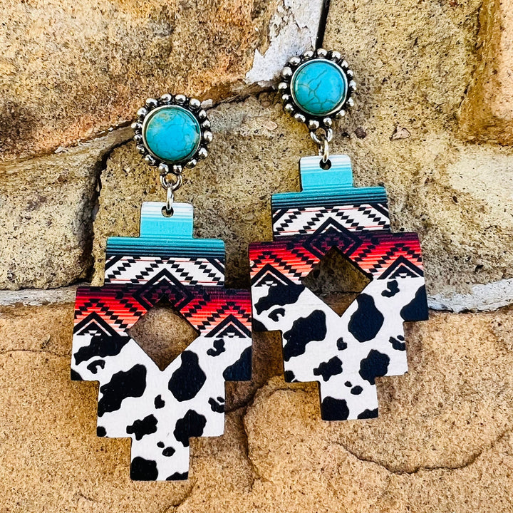Aztec Ranch Earrings | gussieduponline