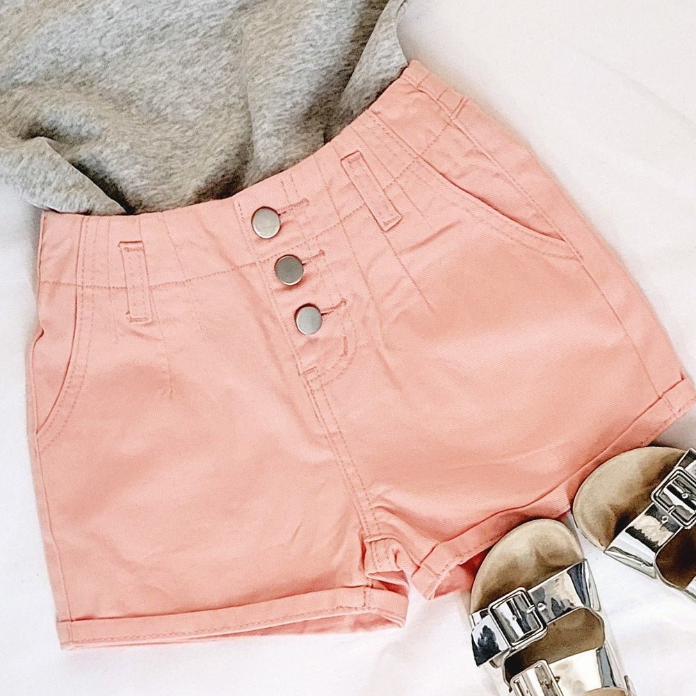 KIDS Little Coral High Waisted Short* | gussieduponline