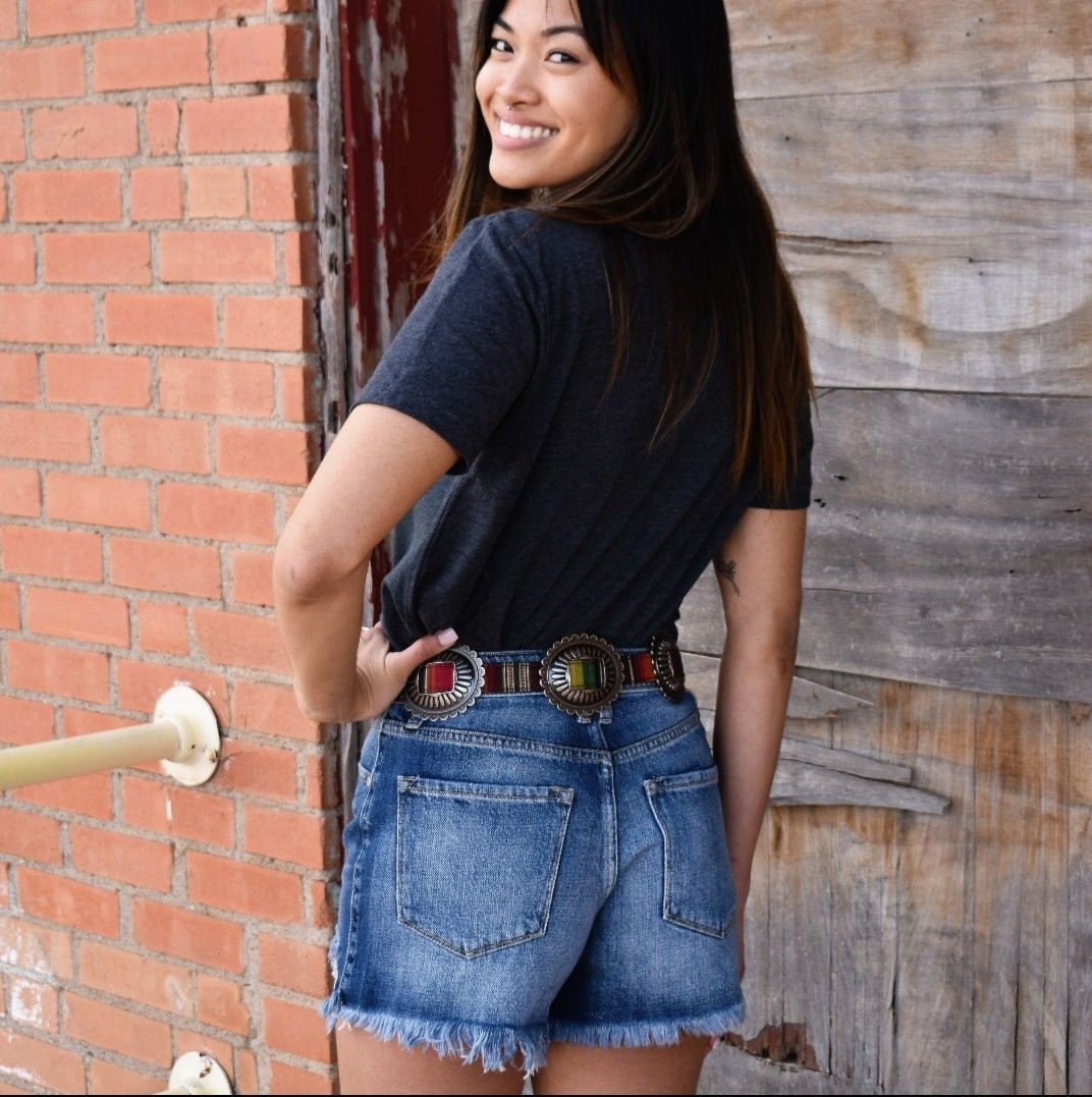 Ariat Serape Concho Belt | gussieduponline