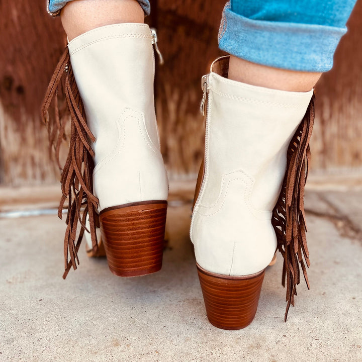 Gizelle Fringe Boots | gussieduponline