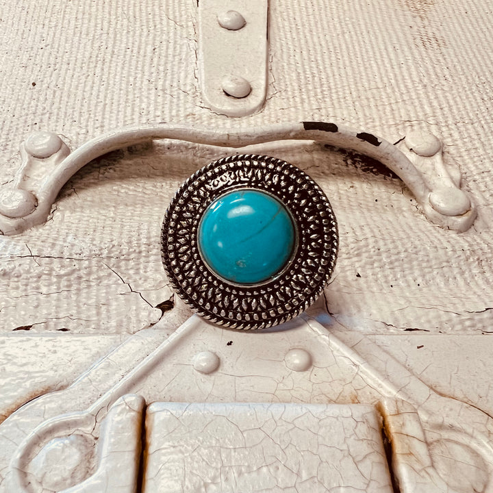 Turquoise Treasure Ring | gussieduponline
