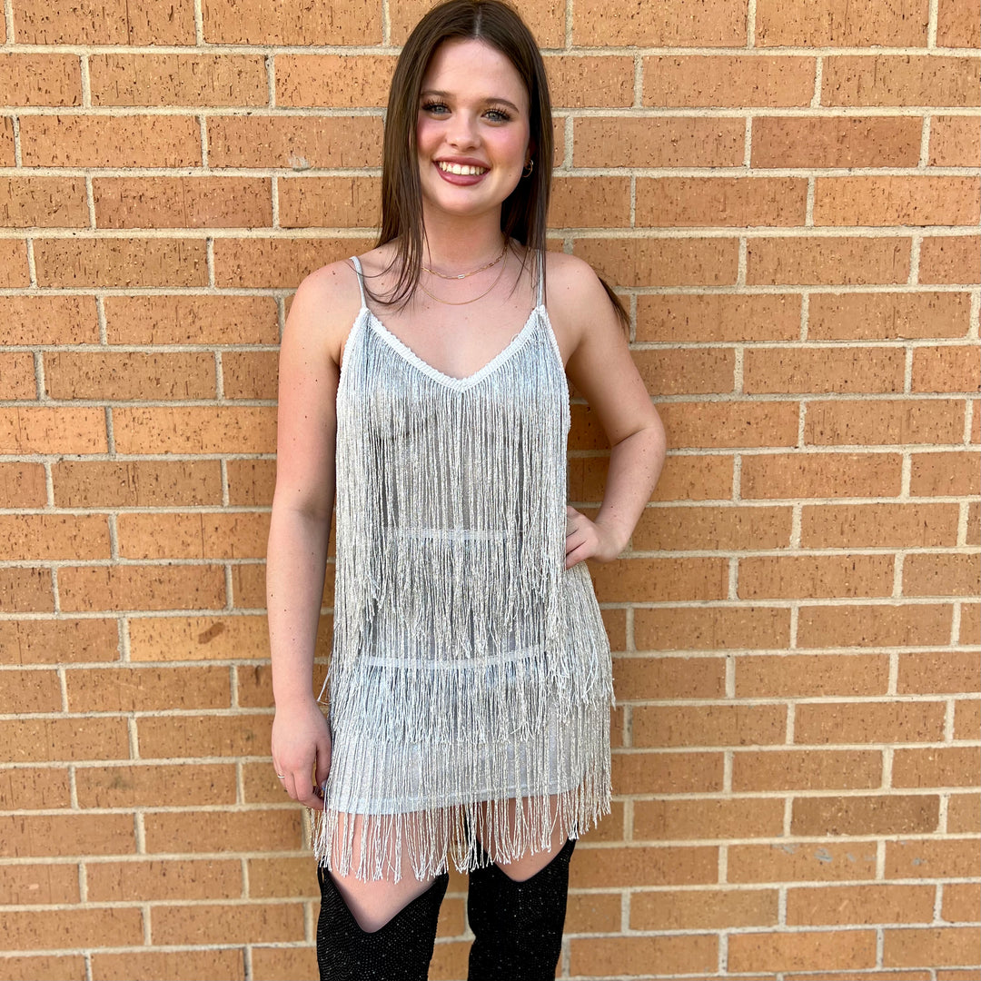 Fringe Tassel Backless Dress* | gussieduponline