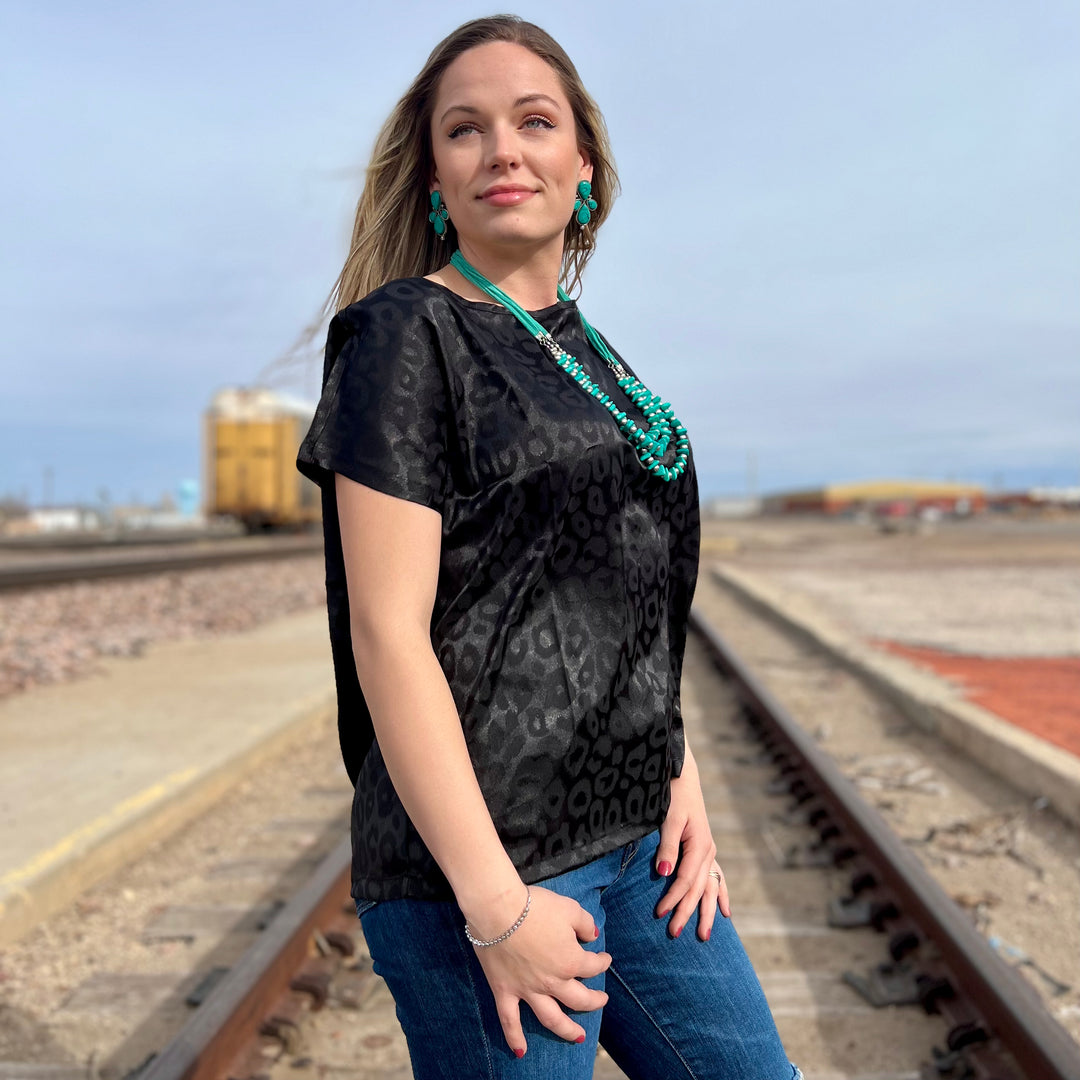 Two Step Black Top | gussieduponline